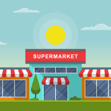 Grocery Store Illustrations Templates 124931