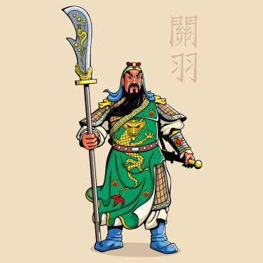 Warrior Chinese Illustrations Templates 124999
