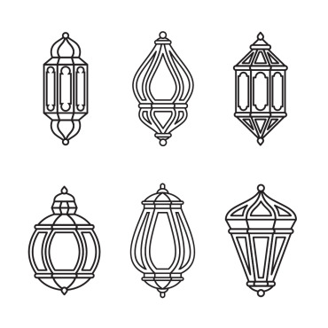 Islamic Arabic Vectors Templates 125026