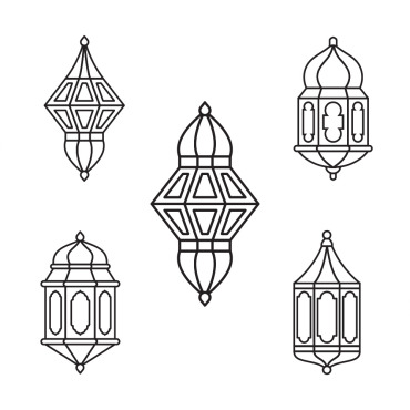 Islamic Arabic Vectors Templates 125028