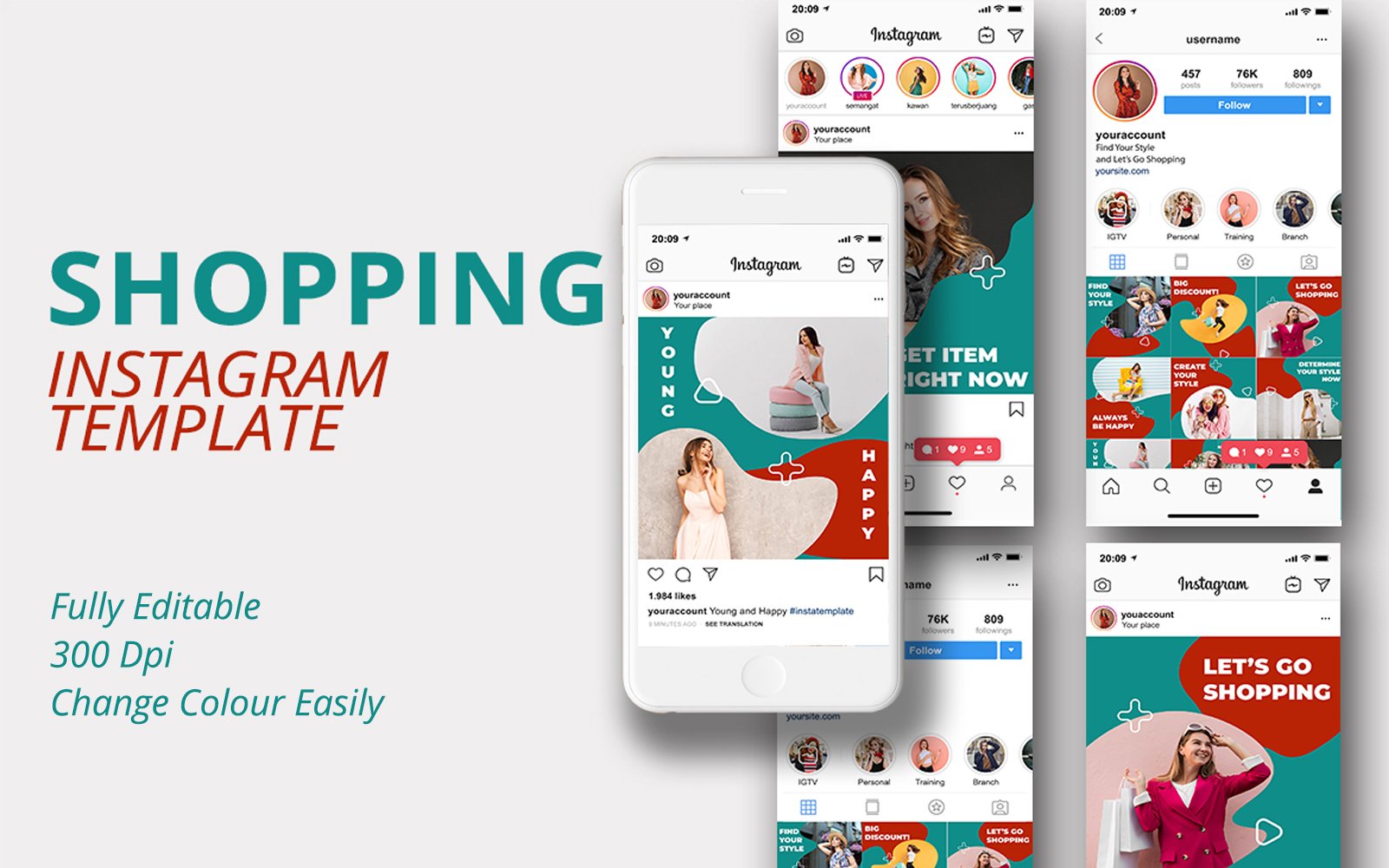 Shopping Instagram Template for Social Media