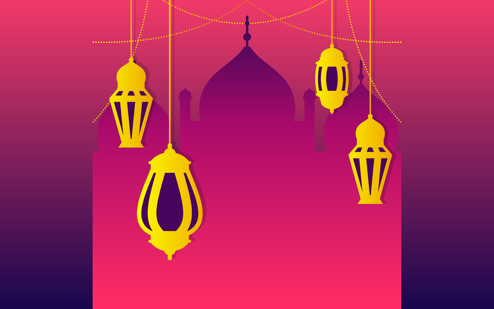 Hanging Lantern Ornament Background