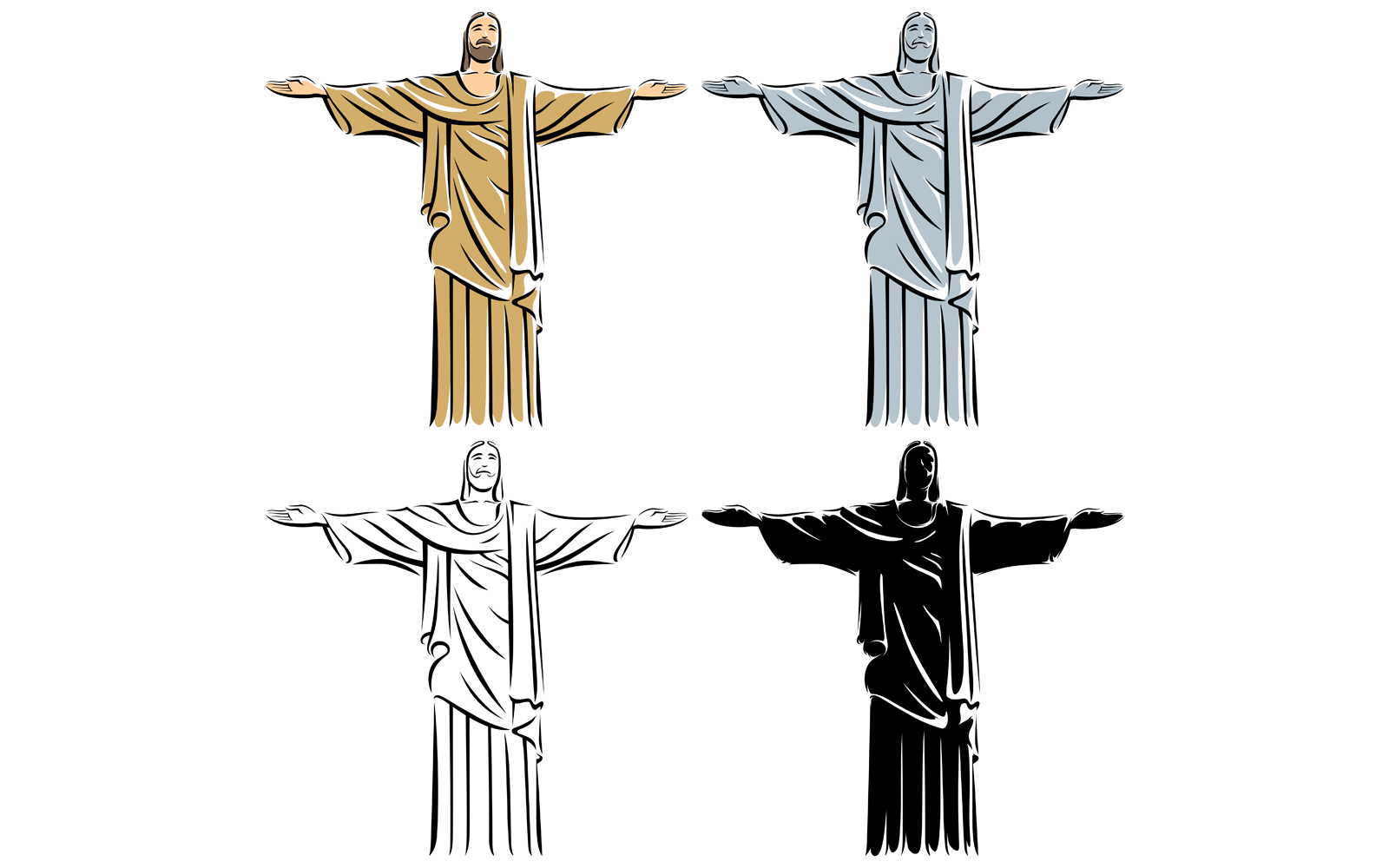 Christ the Redeemer - Illustration