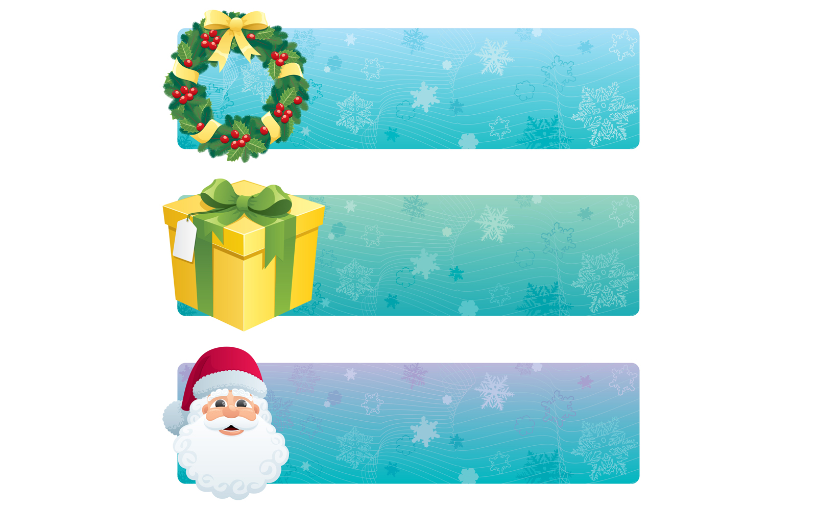 Christmas Banners - Illustration