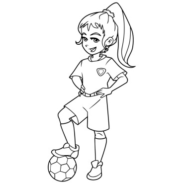 Soccer Player Illustrations Templates 125121