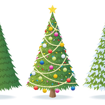Tree Christmas Illustrations Templates 125125