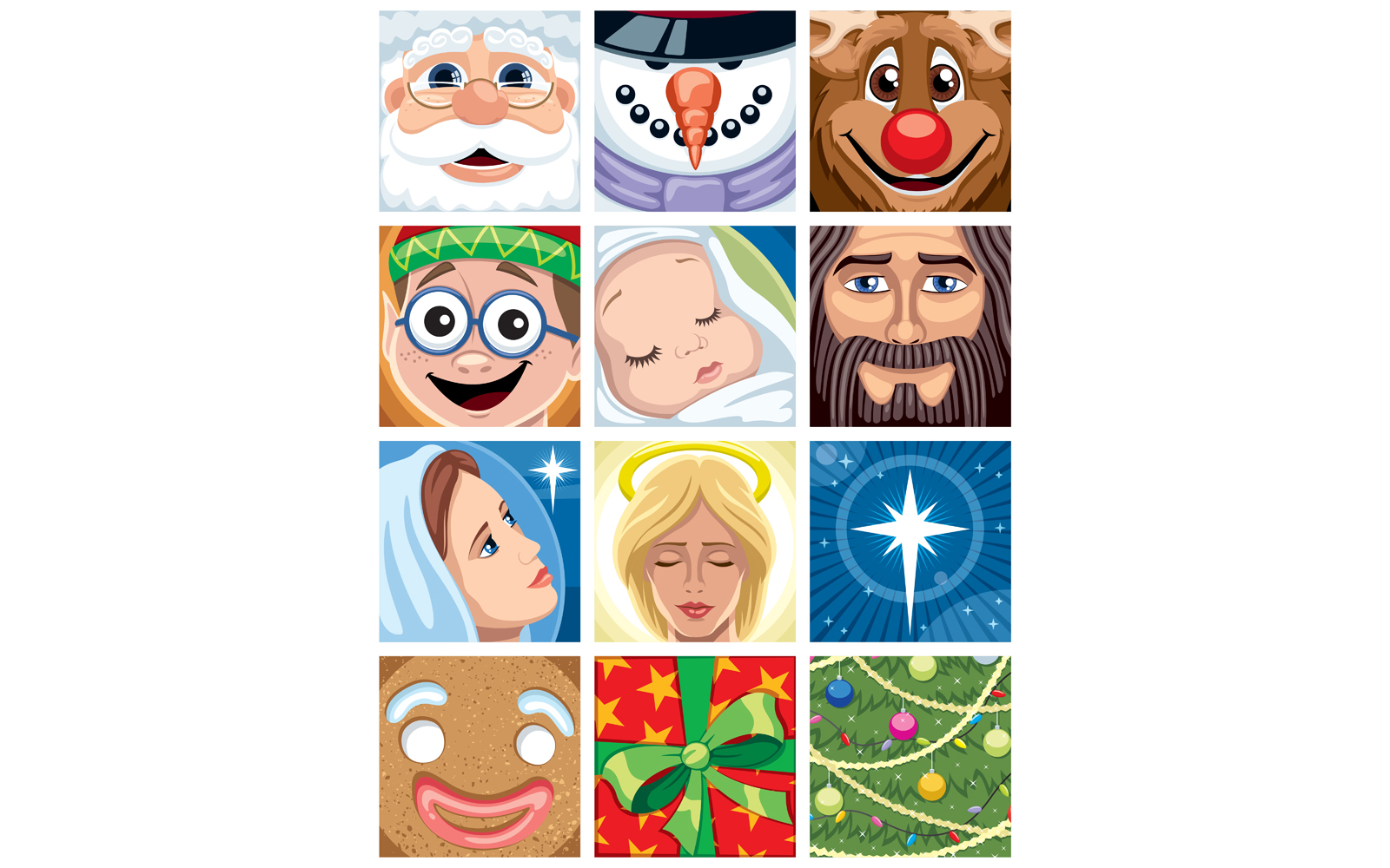 Christmas Avatars - Illustration