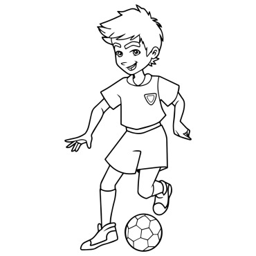 Football Player Illustrations Templates 125131