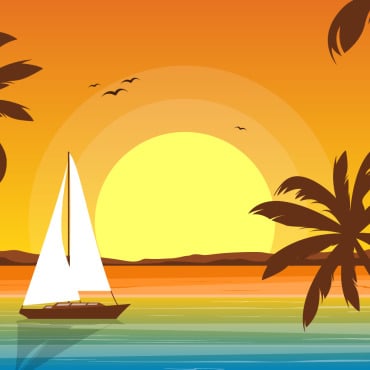 <a class=ContentLinkGreen href=/fr/kits_graphiques_templates_illustrations.html>Illustrations</a></font> tropical plage 125145