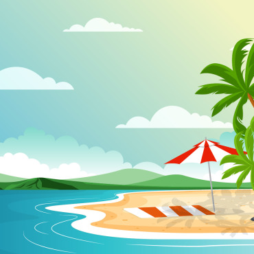 <a class=ContentLinkGreen href=/fr/kits_graphiques_templates_illustrations.html>Illustrations</a></font> tropical plage 125152