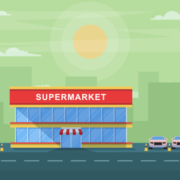 Grocery Store Illustrations Templates 125170