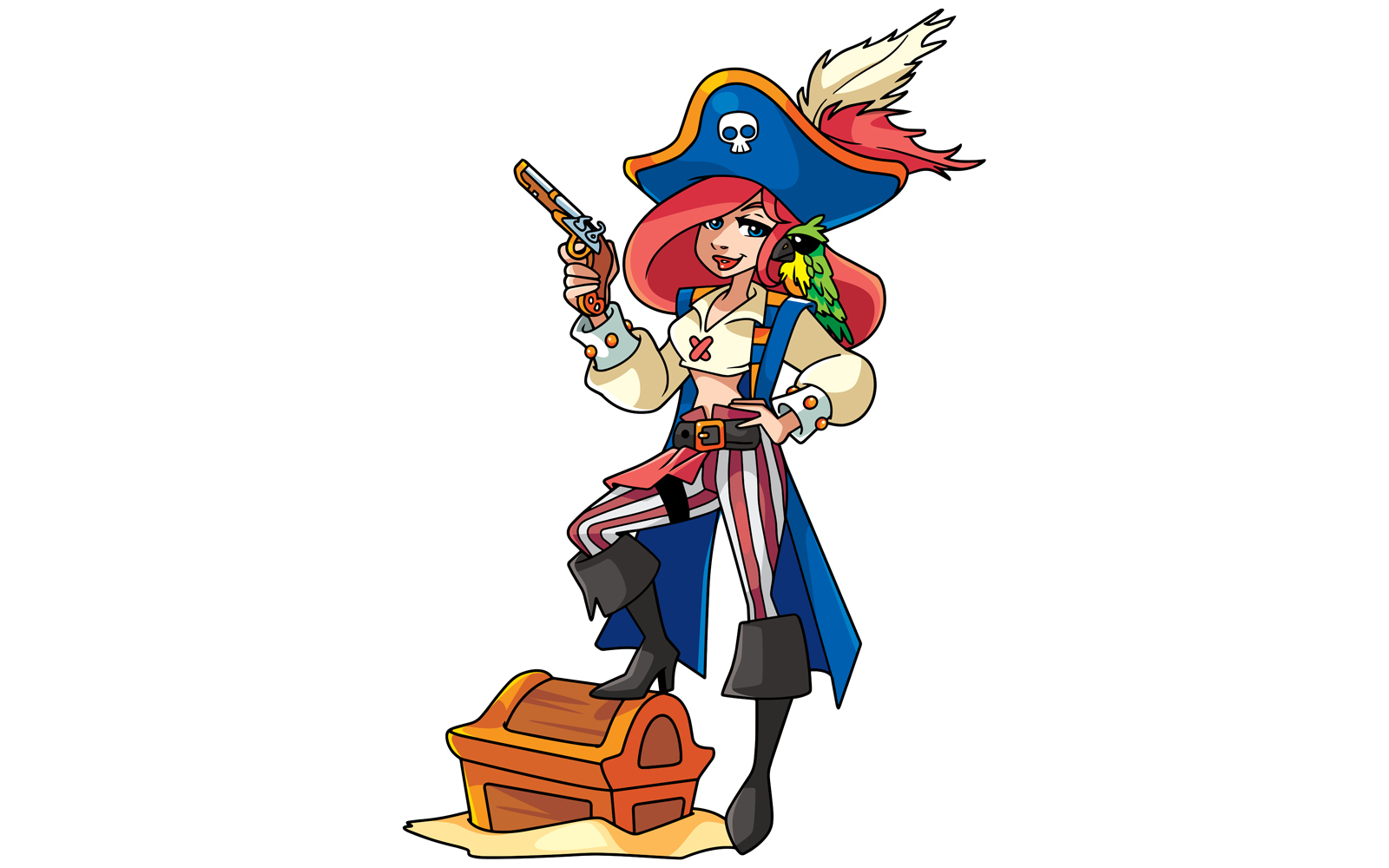 Pirate Girl - Illustration