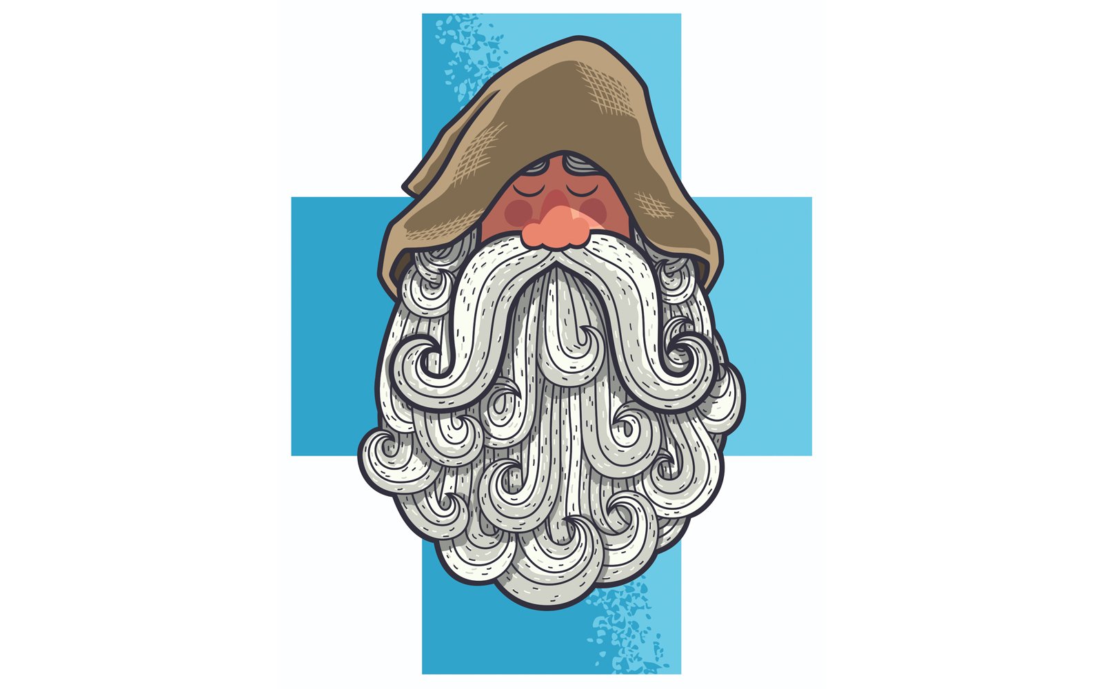 Monk Portrait - Illustration