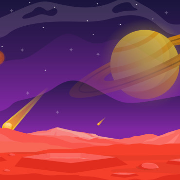 Surface Planet Illustrations Templates 125321