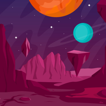 Surface Planet Illustrations Templates 125332