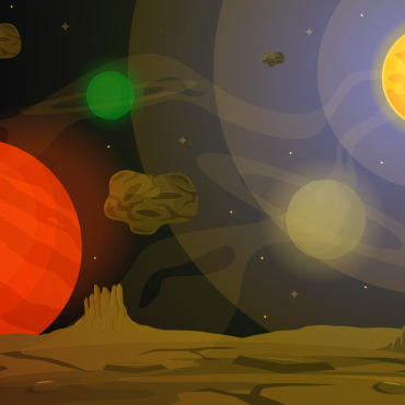 Surface Planet Illustrations Templates 125335