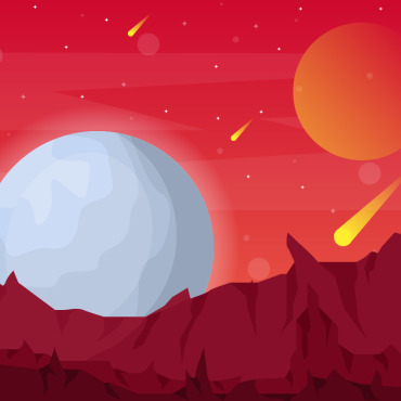 Surface Planet Illustrations Templates 125360
