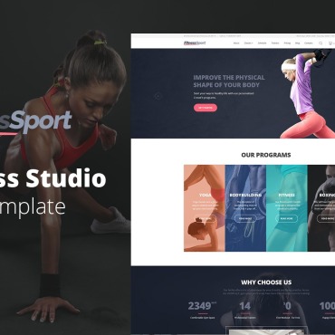 Athletic Boxing PSD Templates 125369