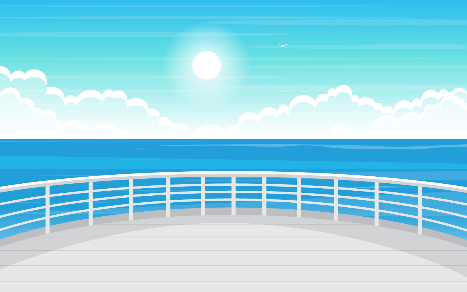 Ship Deck Coral - Illustration