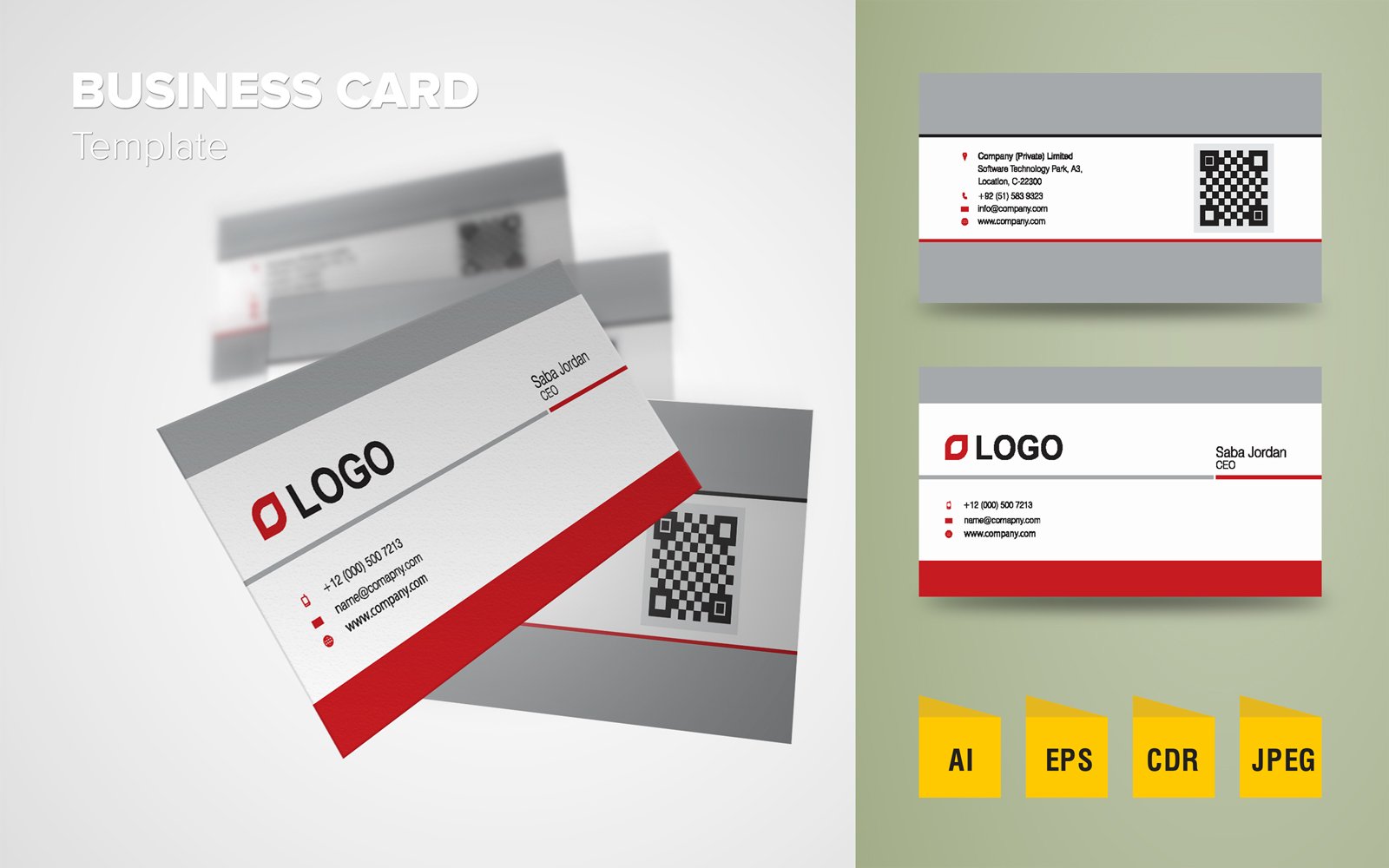 Modern Business Card - Corporate Identity Template