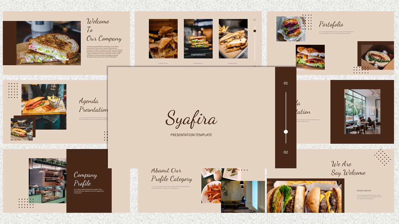 Syafira PowerPoint template