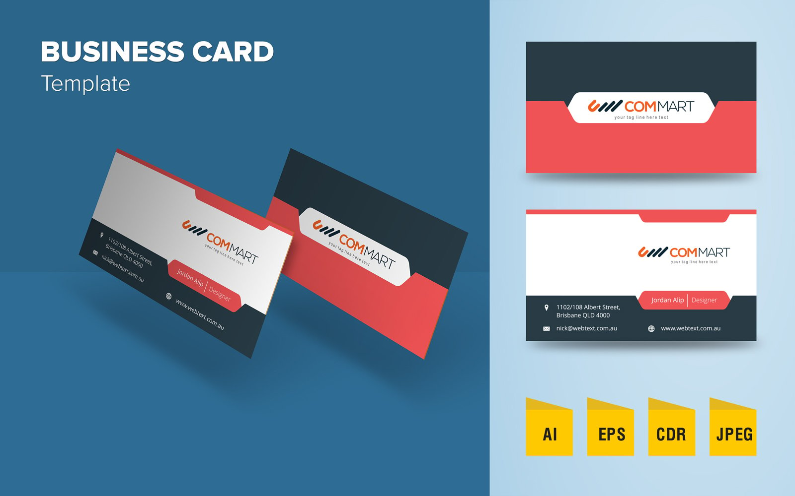 Modern Business Card - Corporate Identity Template