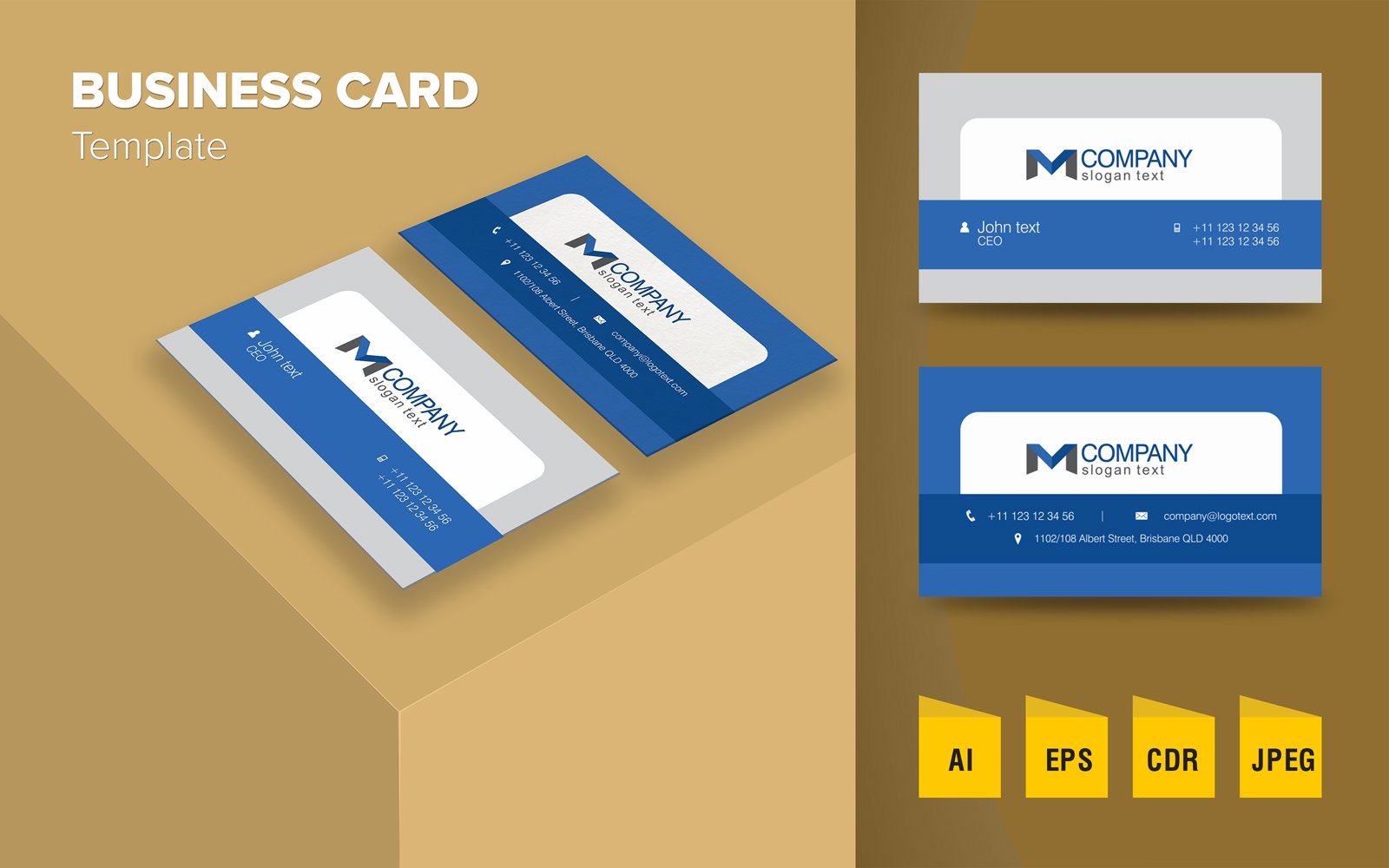 Modern Business Card - Corporate Identity Template