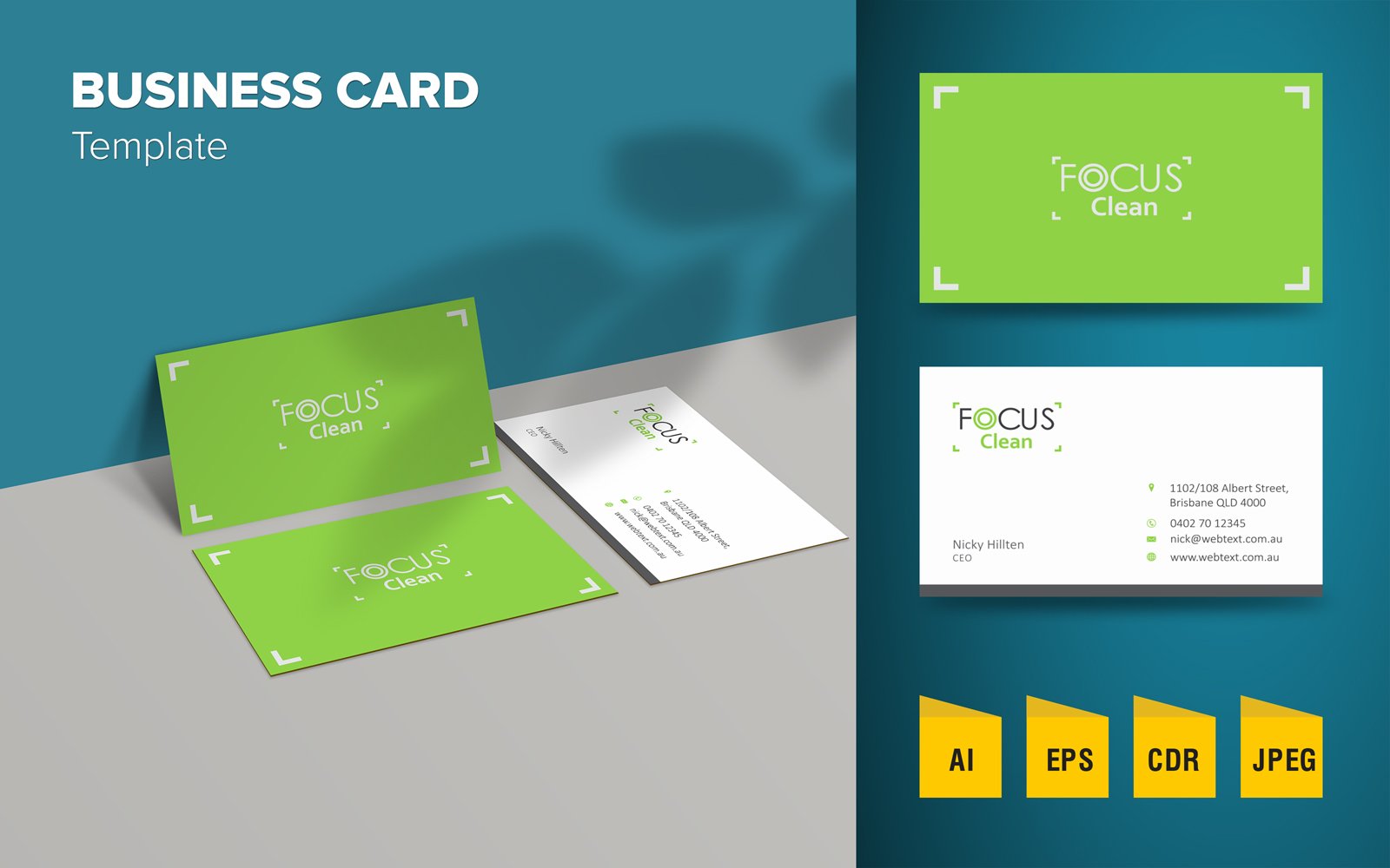 Modern Business Card - Corporate Identity Template