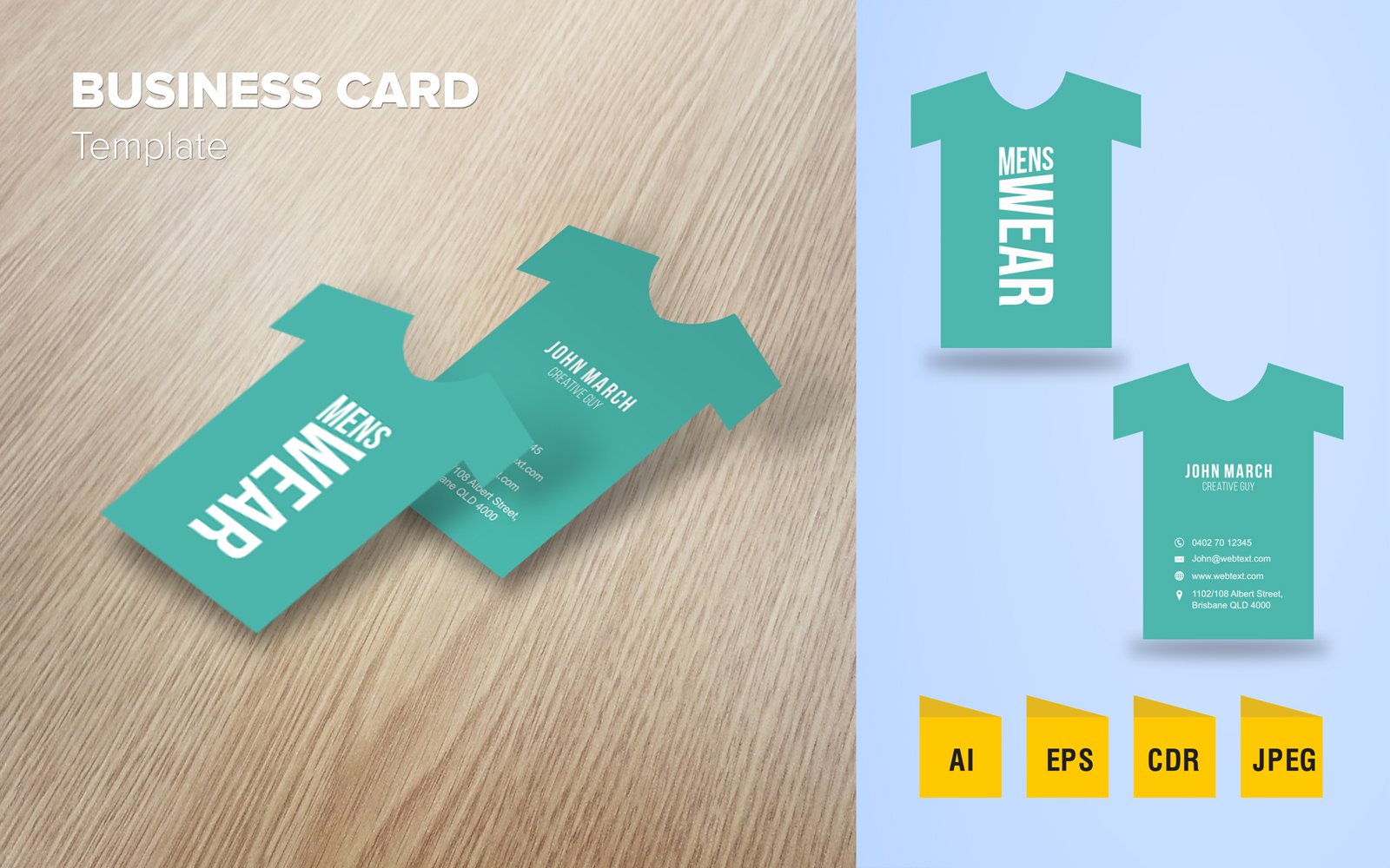 Creative Business Card Design - Corporate Identity Template