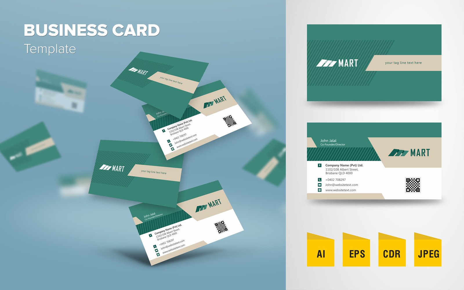 Modern Business Card - Corporate Identity Template