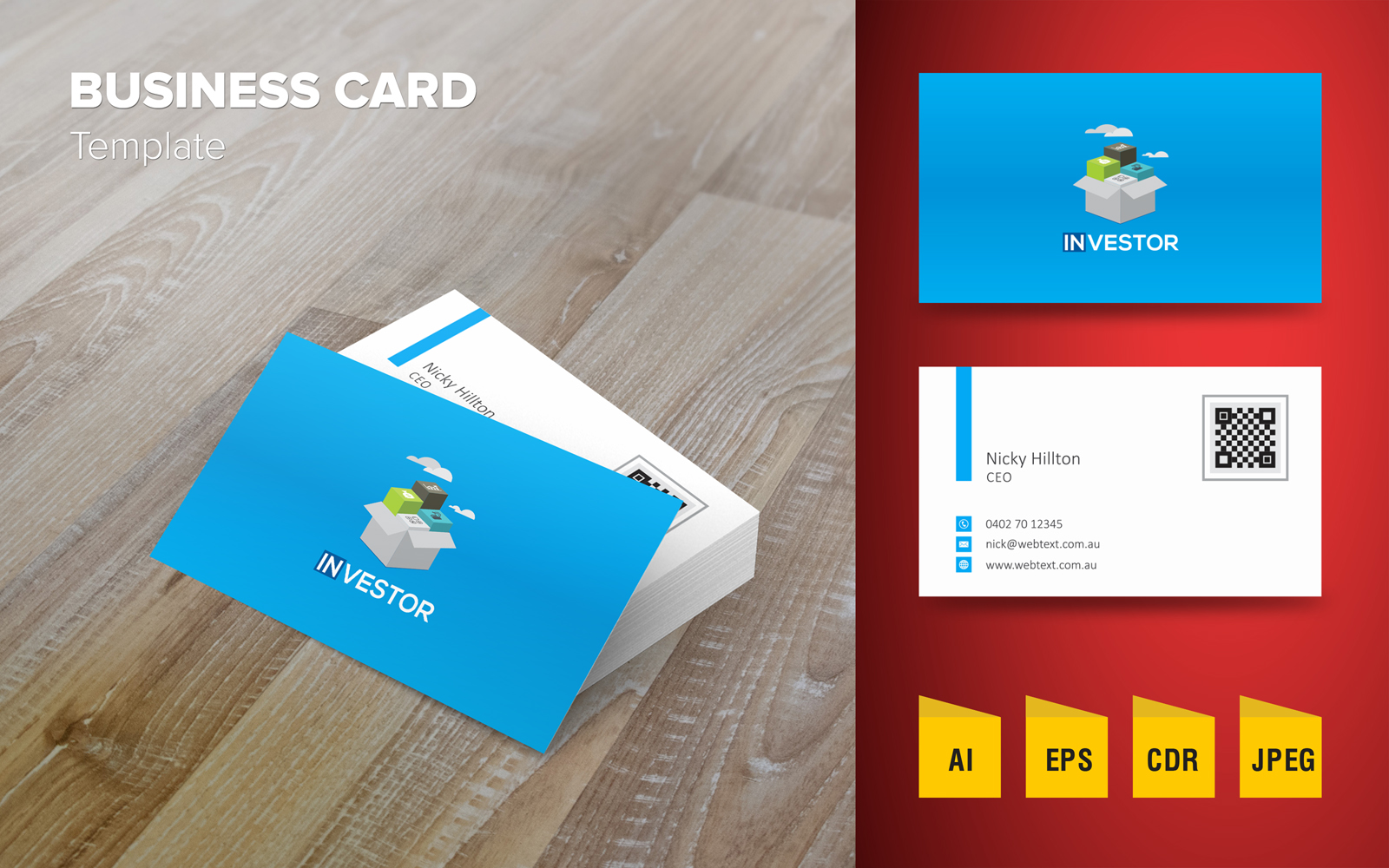 Creative Business Card Design - Corporate Identity Template