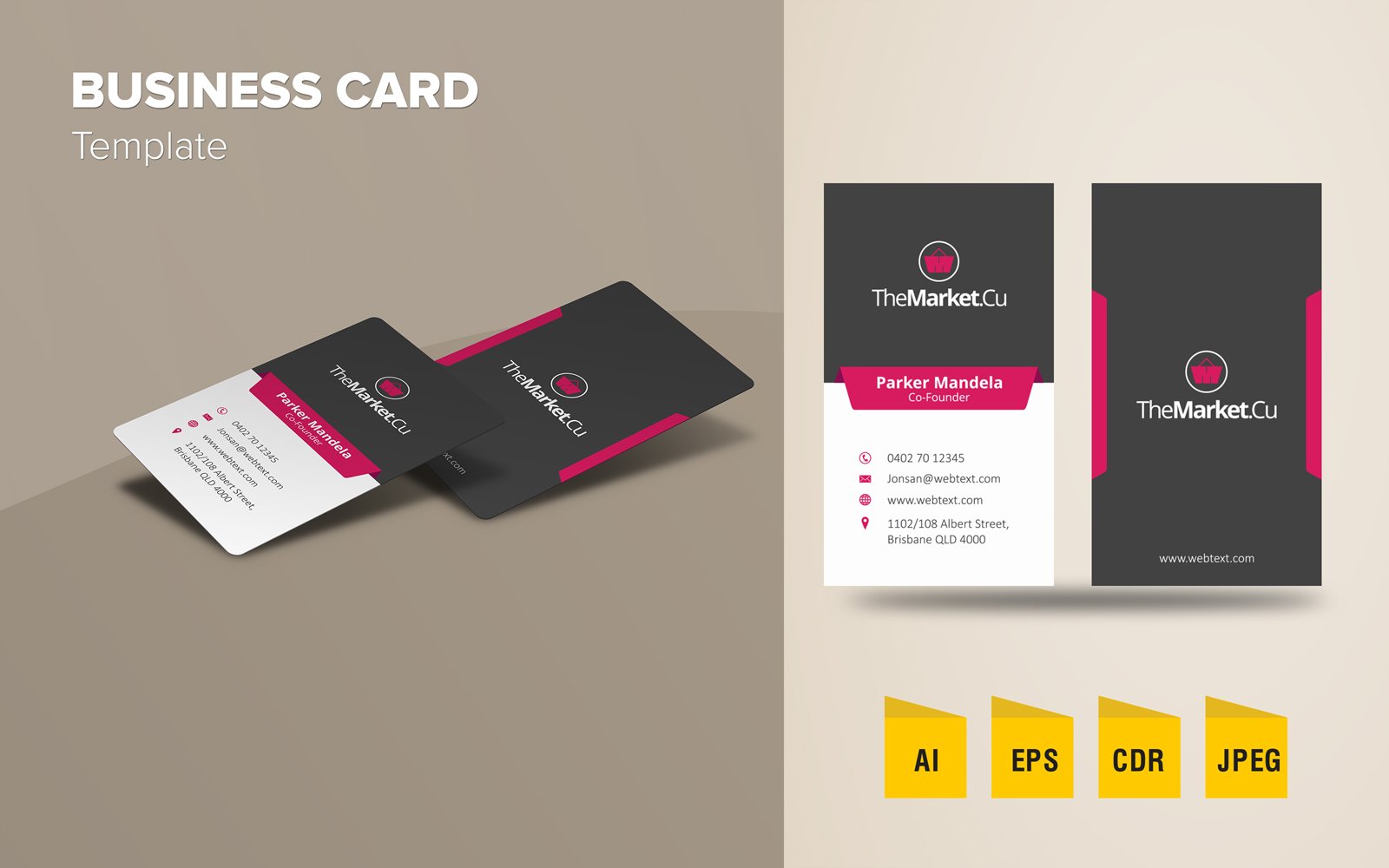 Modern Business Card - Corporate Identity Template