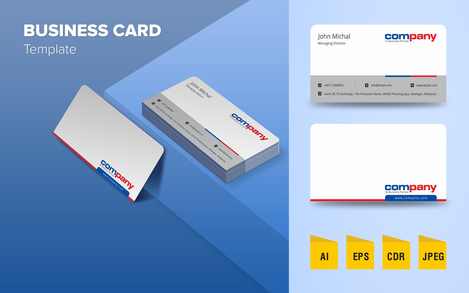 Modern Business Card - Corporate Identity Template