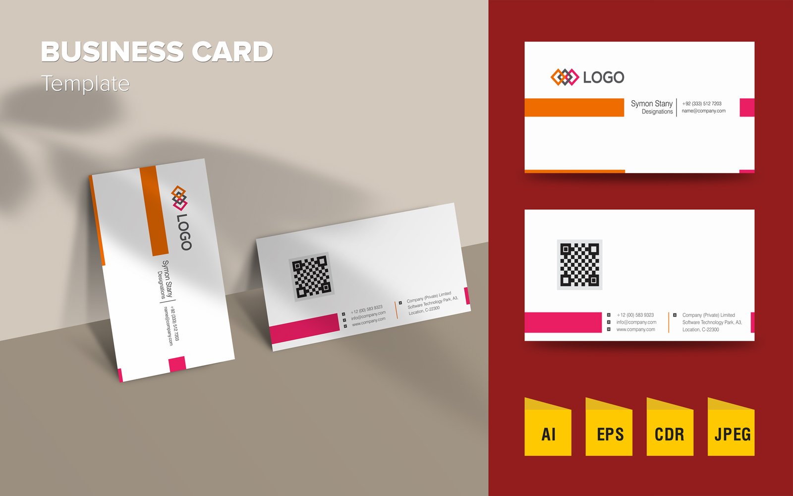 Modern Business Card - Corporate Identity Template