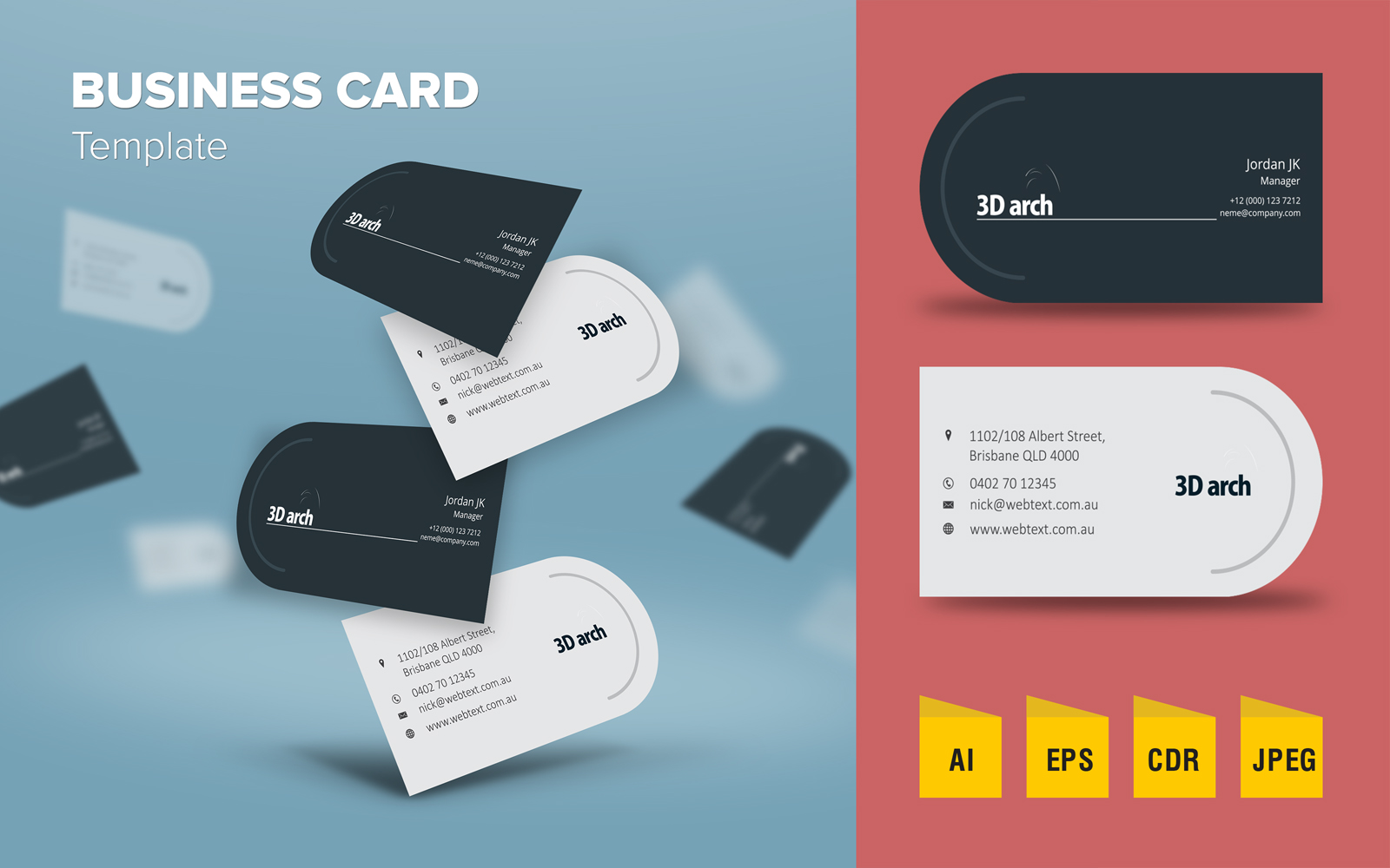 Modern Business Card - Corporate Identity Template