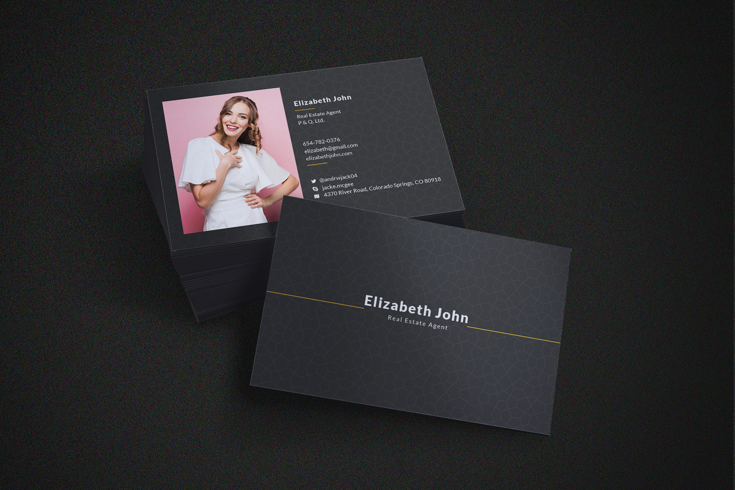 Agent Business Card - Corporate Identity Template