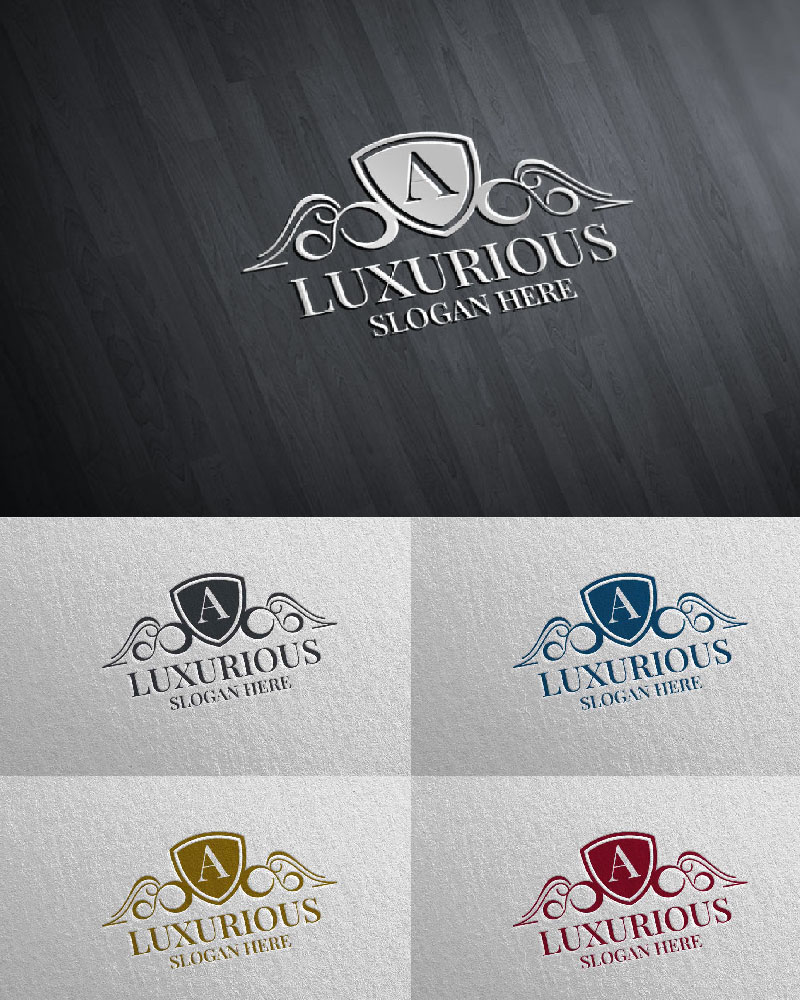 Luxurious Royal 5 Logo Template