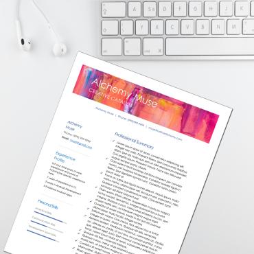 Letterreferencestemplatewordgoogle Docscreativecolorfulminimalcleanmodernmultipurpose20202021editableeasycustomdesign  126204