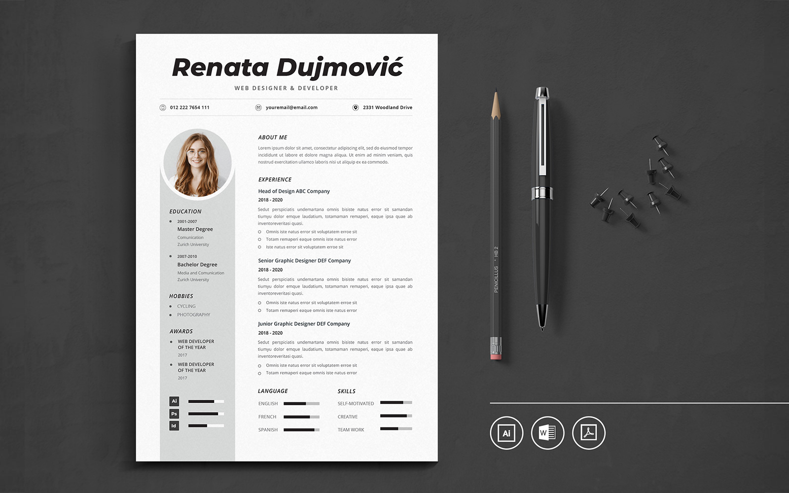 CV Vol.24 Resume Template