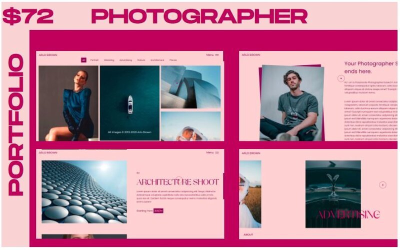 WINK - Photographer Portfolio Multipurpose Website Template