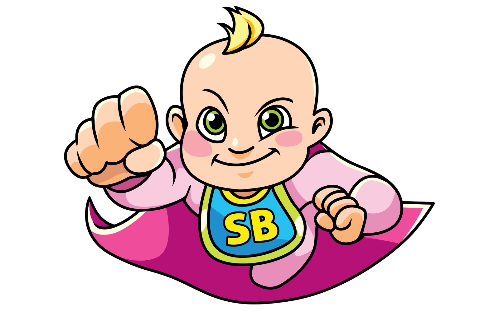 SUPER-BABY-GIRL-FLYING.jpg - Illustration