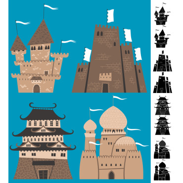 Stronghold Fort Illustrations Templates 126313