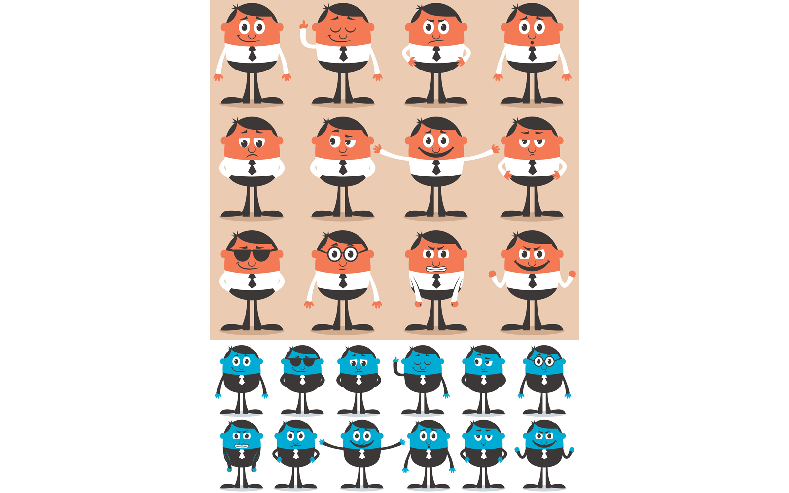 Character Emotions - Illustration