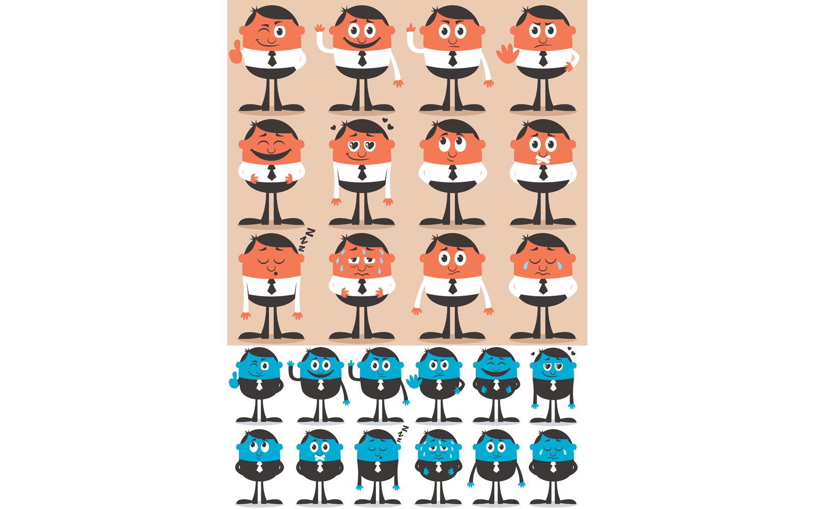 Character Emotions 2 - Illustration