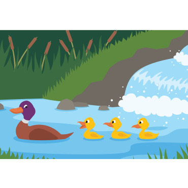 <a class=ContentLinkGreen href=/fr/kits_graphiques_templates_illustrations.html>Illustrations</a></font> duckling animal 126334