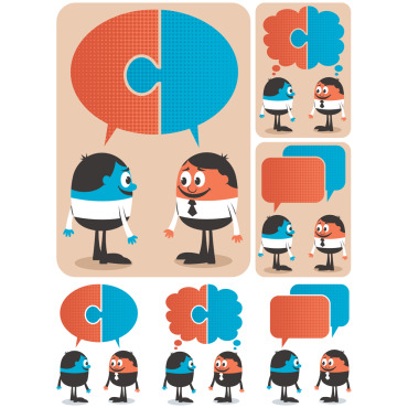 Communication Consensus Illustrations Templates 126345