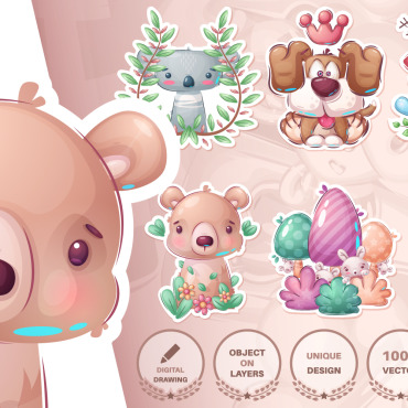 Seamlesspatterncartooncharacterillustrationpicturesmileemotiondrawpetwild   126350