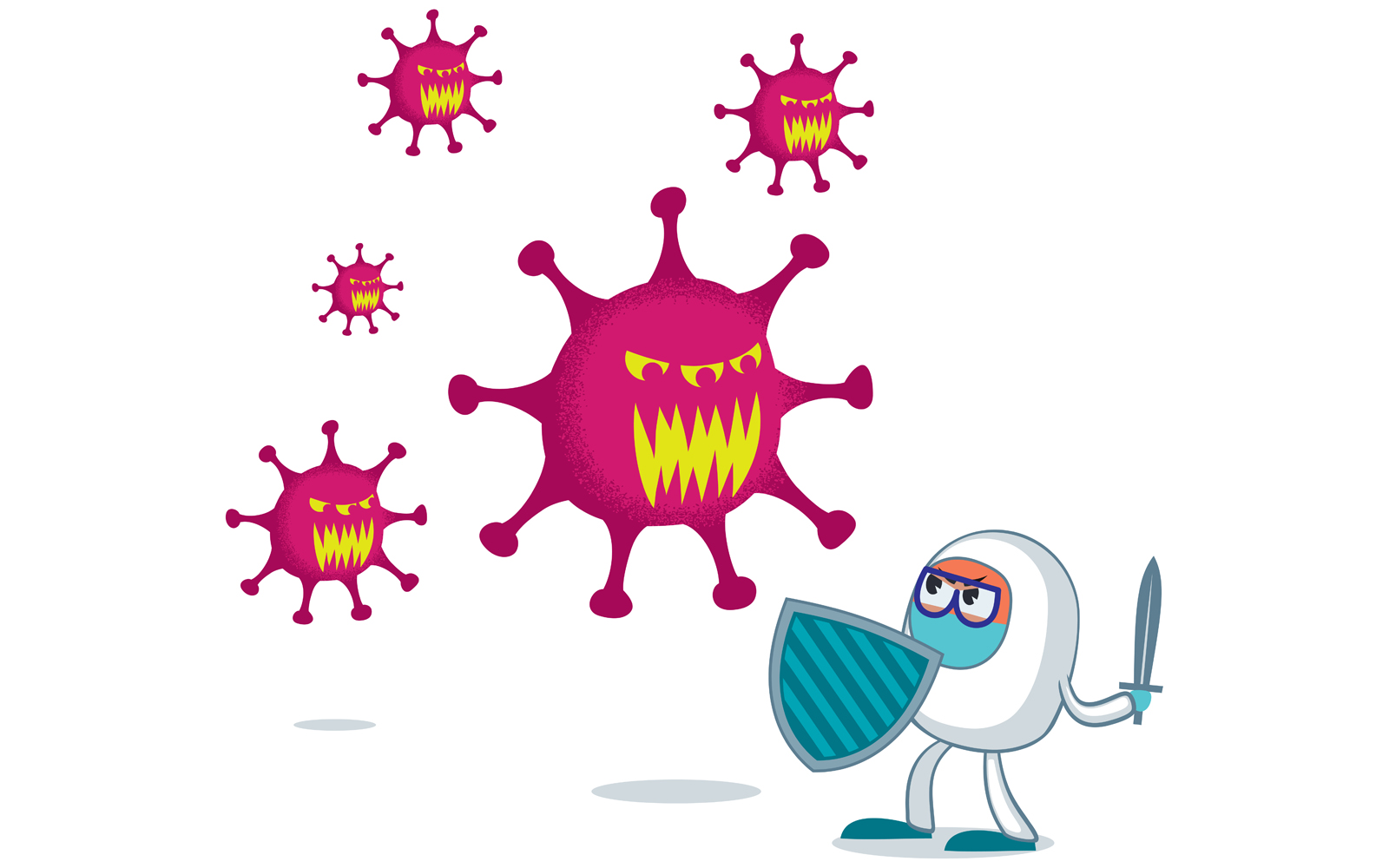 Fighting Virus 2 - Illustration