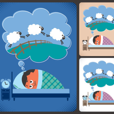Sleep Sleeping Illustrations Templates 126506
