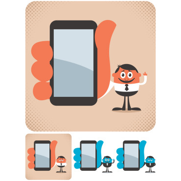 Smart Phone Illustrations Templates 126510